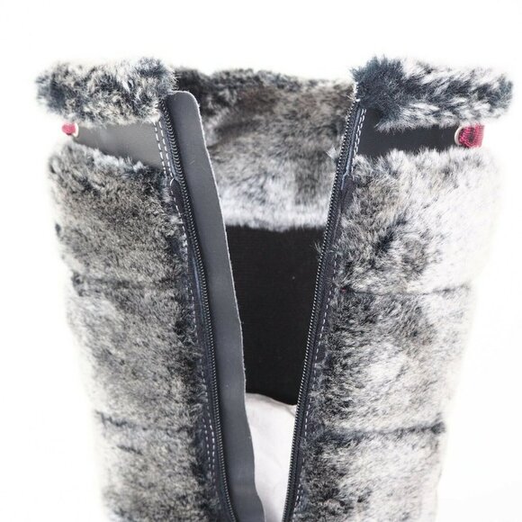 TIMBERLAND Winterberry Tall Fur Boot Black Suede - Picture 5 of 11